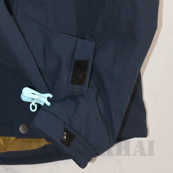 BLUE COAL NWT Gerry Men's Nimbus Tech Jacket Nocturne Detachable Hooded - Picture 3 of 15